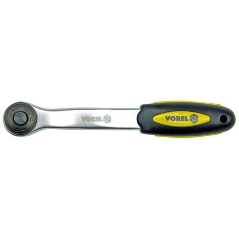 Carraca 3/8'' cr-v, 72 dientes, curva / 53572 / VOREL