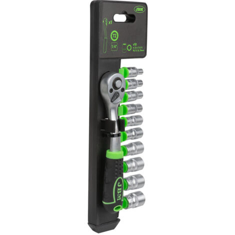 Carraca de 72 dientes con vasos hexagonales de ¼"  JBM54030