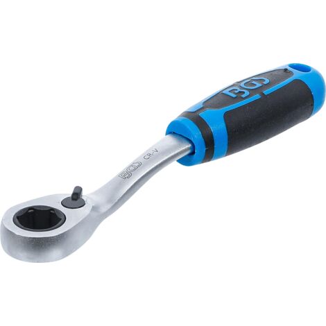 Carraca reversible pasante  salida hexagonal 13 mm