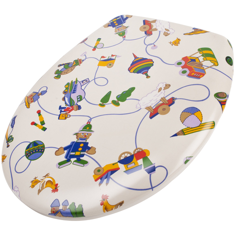 patterned toilet seats