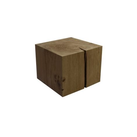 Carré chêne massif de 19 x 19 x 15 cm