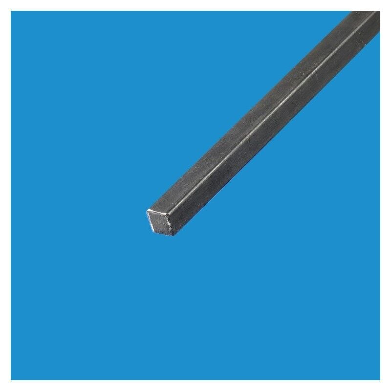 Fer carré en acier laminé 20 x 20 mm Longueur - 2 metres
