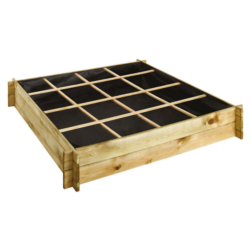 Carré potager en bois 16 cases cardon