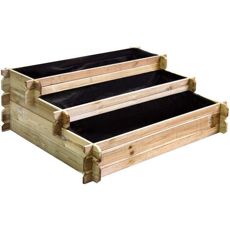 Carré potager en bois à étages - Petit modèle