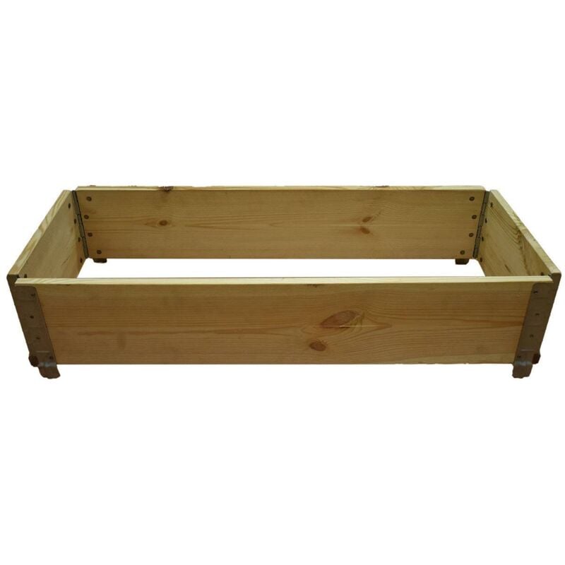 Carré potager en bois naturel 1000x400mm