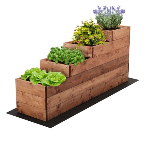 Carré Potager Escalier En Bois  Marron