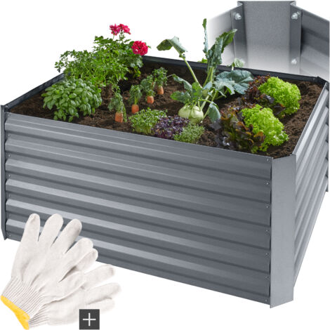 Carré potager galavinsé en Acier galvanisé
