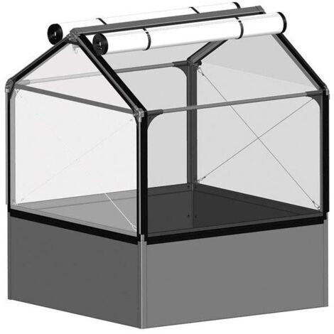 Carré potager premium avec serre Basic air Longueur 120 cm