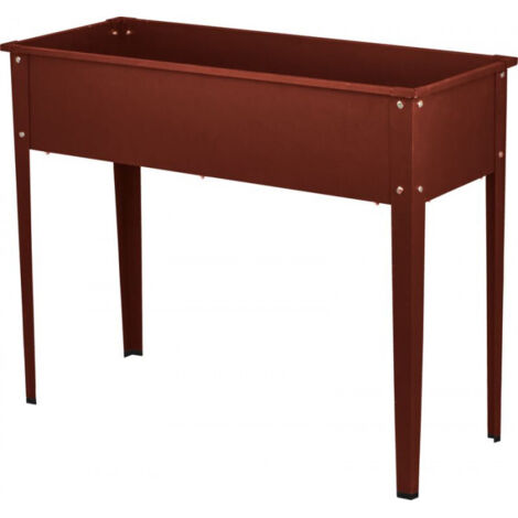 Carré potager surélevé GHB 80 R - Rouge
