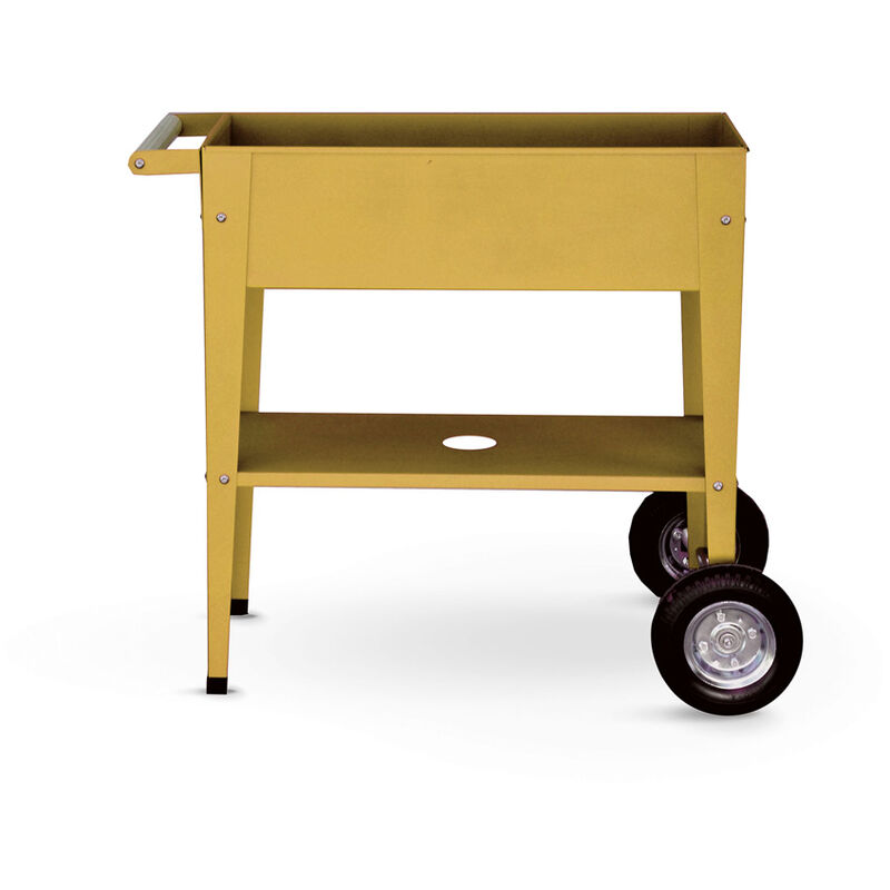 Herstera Garden - Métal Lit surélevé Barcelona Mustard 85x50x80