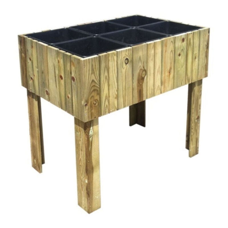 Carré potager surélevé 6 bacs vertikal