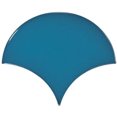 Carreau bleu électrique 10.6x12cm SCALE FAN ELECTRIC BLUE - 0.37m²