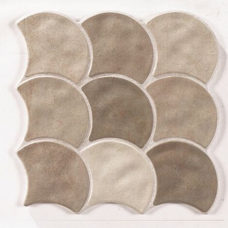 Carreau écaille beige 30x30 SCALE MUD - 0.85m²
