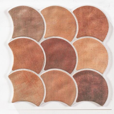 Carreau écaille terre cuite 30x30 SCALE COTTO - 0.85m²