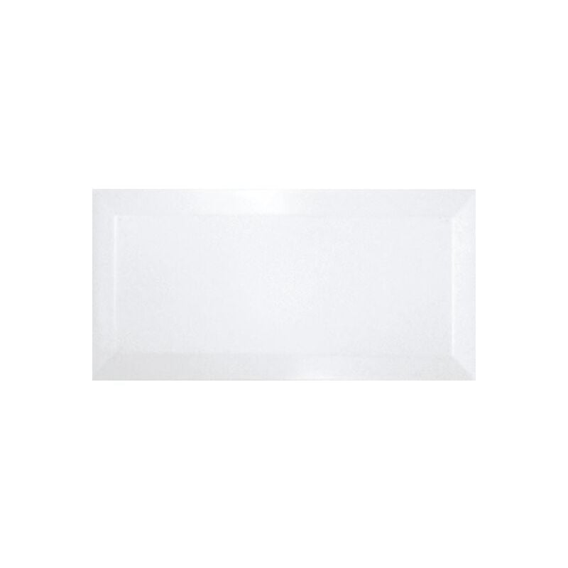 Ribesalbes - Carreau métro Blanc mate 7.5x15 cm - 1 m²