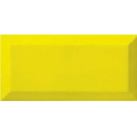 Carreau métro Jaune Limon 7.5x15 cm - 1 m²