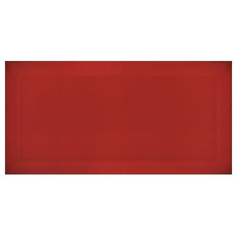 Carreau métro Rouge brillant 7.5x15cm - 1m²