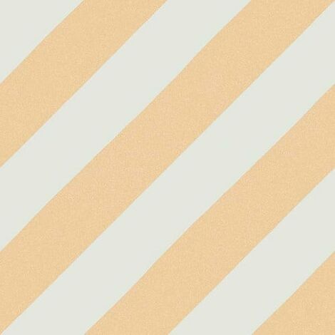 Carreau style ciment rayure beige orange 20x20 cm GOROKA OCRE - 1m²