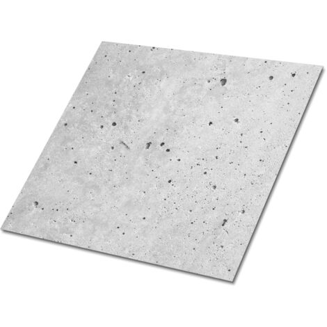 Carreaux autocollants PVC, Carrelage PVC adhésif -  30x30cm - Kit de 9 - Béton Architectural, Stickers carrelage carreaux