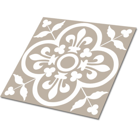 Carreaux autocollants PVC, Carrelage PVC adhésif -  30x30cm - Kit de 9 - Thèmes De Cartes, Stickers carrelage carreaux