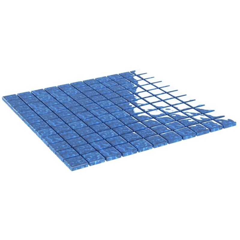 Vidaxl - Carreaux mosaïque 11 pcs Bleu 30x30 cm Verre