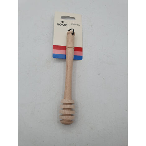 CARREFOUR HOME - Cuillère à miel - Bois de hêtre FSC - Service propre sans gouttes - Neuf - Voir photos