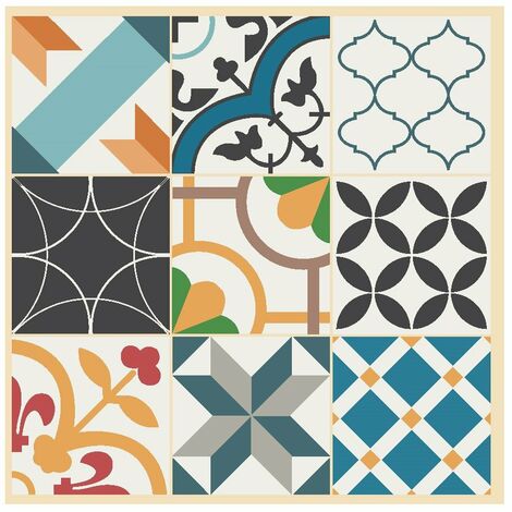 Carrelage adhésif 3D Cordou – Panneau décoratif mural 30,5 x 25 cm – Application facile sur surfaces lisses – Non résistant à la chaleur