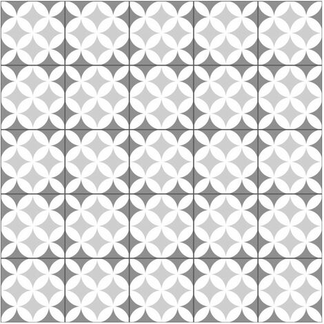 Carrelage adhésif 3D Odense gris – Panneau décoratif mural 30,5 x 25 cm – Adhère sur surfaces lisses – Facile à poser sans outils – Access Deco