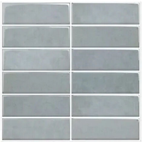 Carrelage Adhésif 3d Zellige Gris 30.5x25cm - Access Deco