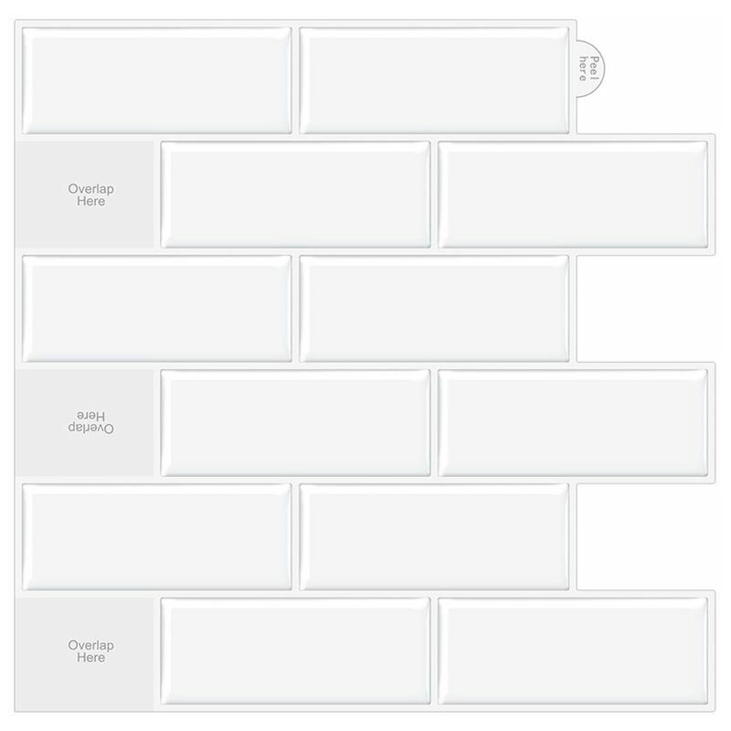 Carrelage Adhesif Mural Autocollant Carreau Ciment 3D Sticke