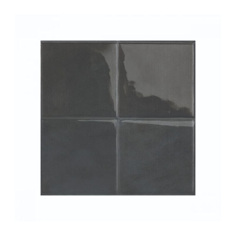 Smart Tiles - Carrelage adhésif mural x4, 22.86x22.86cm Zellige Taroudant sticker décoratif salle de bain & cuisine