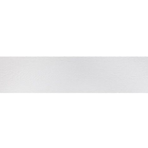Carrelage ARHUS blanc imitation parquet style chevron rectifié 14.4x89