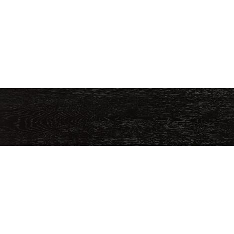 Carrelage ARHUS noir imitation parquet style chevron rectifié 14.4x89 - 1.29m²