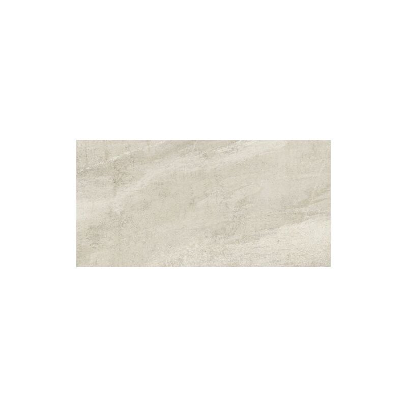 Tinker - Carrelage aspect béton Astro blanc grand format 60x120 cm