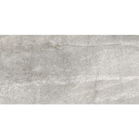 Carrelage aspect béton Astro gris grand format 60x120 cm