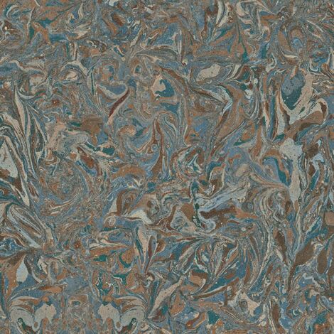 Carrelage Aspect béton Cuma bleu  80x80 cm