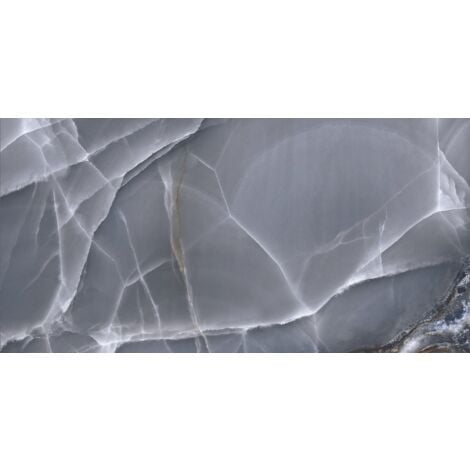Carrelage Aspect marbre Colorado bleu poli 60x120 cm
