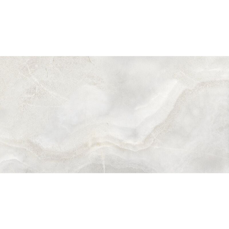 Tinker - Carrelage aspect marbre Milano gris clair 60x120 cm