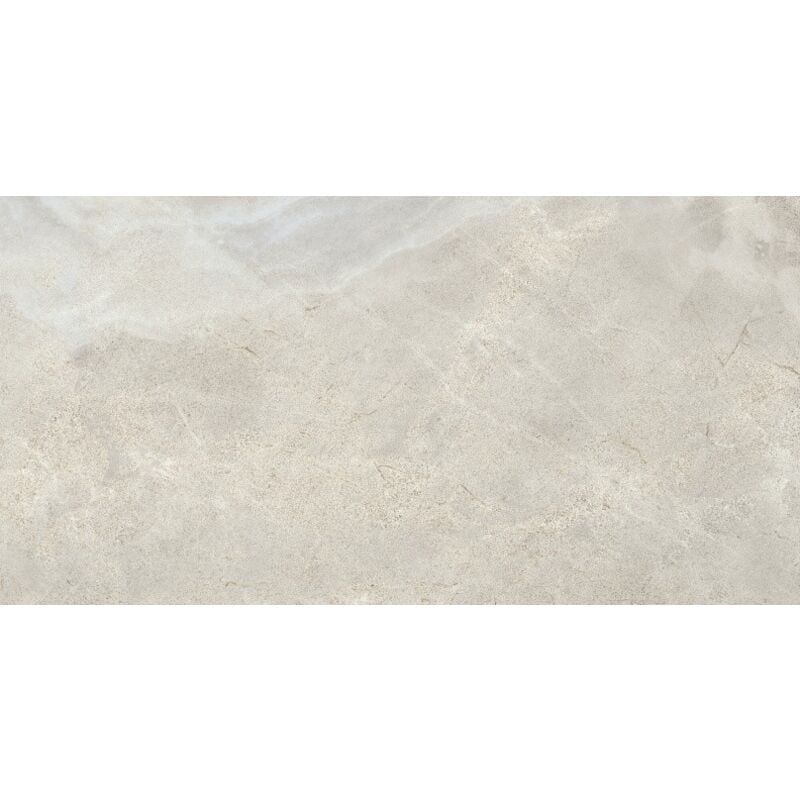 Tinker - Carrelage aspect marbre Milano gris clair poli 60x120 cm