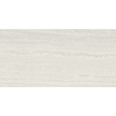 Carrelage aspect marbre Roma blanc poli 60x120 cm