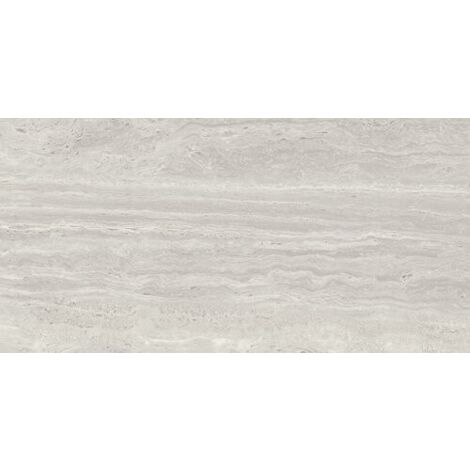 Carrelage aspect marbre Roma gris poli 60x120 cm