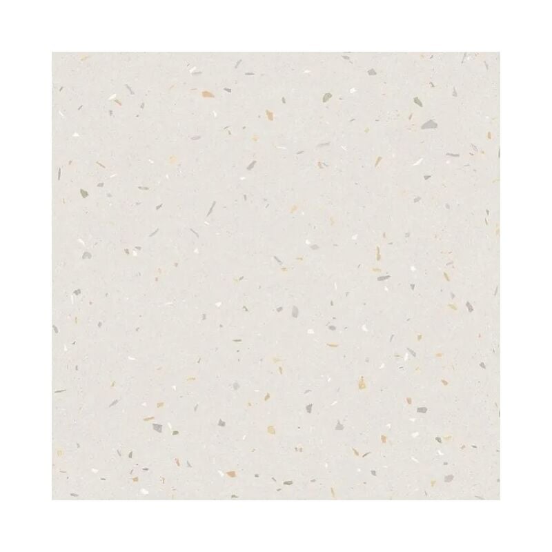 Tinker - Carrelage Aspect terrazzo Aroma blanc 60x60 cm