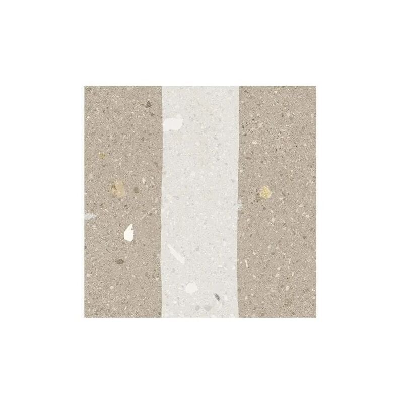 Tinker - Carrelage Aspect terrazzo Aroma gris grain 20x20 cm