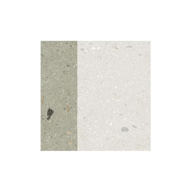 Carrelage Aspect terrazzo Aroma vert grain 20x20 cm