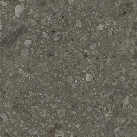 Carrelage Aspect terrazzo Berma noir rectifié 60x60 cm