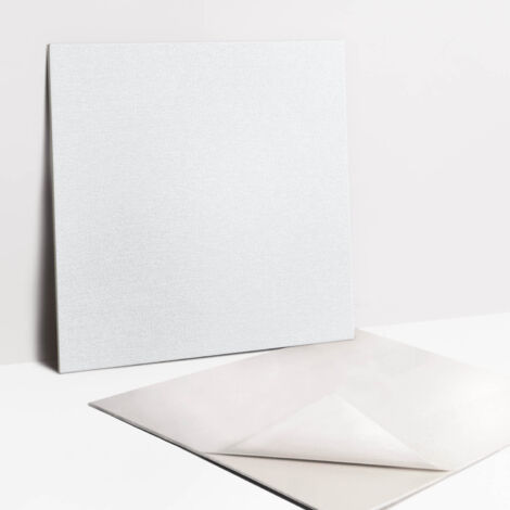 Carrelage autocollant - Vinyle - Coloris Gris 9x30x30