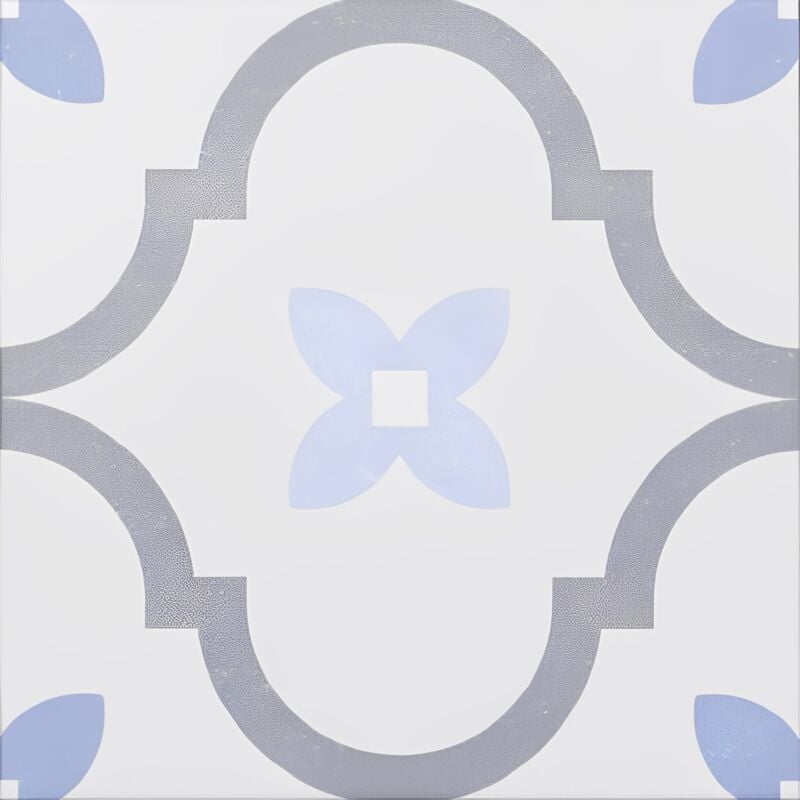 Tinker - Carrelage Carreaux de ciment Barcelona gris cosmopolita 20x20 cm