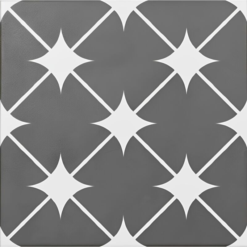 Tinker - Carrelage Carreaux de ciment Barcelona gris encanto 20x20 cm