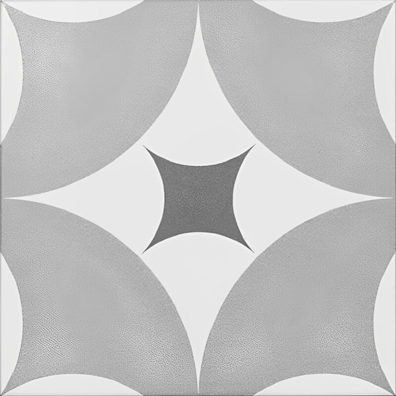 Carrelage Carreaux de ciment Barcelona gris urbano 20x20 cm