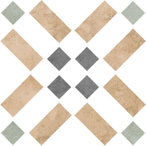 Carrelage Carreaux de ciment Capital Orange Dublin 15x15 cm